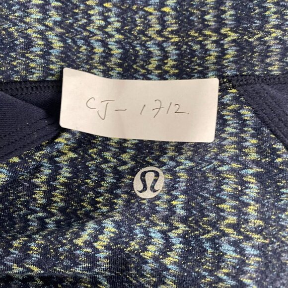 Lululemon Nice Asana Jacket Size 8 Ziggy Wee August Inkwell Zip CJ-1712 - Picture 2 of 7